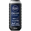 Image de NIVEA - Gel douche homme 3en1 visage corps&cheveux poudre d'Argile 250 ml male