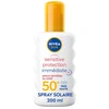 Image de NIVEA - Protection solaire Spray peaux sensibles FPS50+ 200 ml unisex