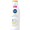 Image de NIVEA SUN Kids Protect & Sensitive Sun Lotion (200ml) Sunscreen with SPF 50+, Kids Suncream for Sensitive Skin