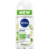 Image de NIVEA NATURALLY GOOD Déodorant Femme Aloe Vera Bio Bille 50 ml, déodorant avec 95% d’ingrédients d’origine naturelle, roll-on fraîcheur 24h