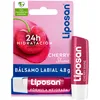 Image de Liposan Cherry Shine, Baume à Lèvres Parfumé Cerise, Hydratant 24 Heures, Couleur Rouge, Naturel, 1 x 4,8 g