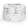 Image de Clatronic Yogourtière pour une préparation rapide & facile | Machine à yaourt pour yaourt, fromage blanc & fromage frais | Yogourtière avec 7 pots de 160 ml avec couvercle | JM 3344