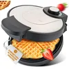 Image de Clatronic Gaufrier | avec Ø 18cm surface de cuisson antiadhésive | gaufrier en forme de coeur | avec degré de brunissage réglable en continu & feu de cuisson | 1000W | WA 3492
