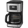 Image de Machine a Café, Cafetiere, Expresso, Cafetière à filtre pour 12-14 tasses (1,5 L) avec minuterie Face avant en acier inoxydable, Noire, KA 3564, Clatronic