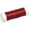 Image de Rayher Fil bijoux à crocheter 0,30 mm ø bobine 50 m métal, rouge, 2405518
