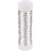 Image de Rayher 2405522 Bobine de fil de fer, couleur argent, ø 0,30 mm, longueur 50m, multi-usage, art floral, objets décoratifs, bijoux