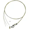 Image de Rayher Collier or fil en de fer 0,4mmø, 50cm av carab.+perle à écraser, 2226606