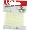 Image de Rayher 8947396 Cordon pour Bijoux Crème Ø 1 mm 20 m