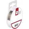Image de Rayher Fil pour bijoux av revêtement en plastique 0,38 mm ø, 2m argenté, 2159022