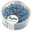 Image de Rayher Perles de rocailles 4mmø bte 17g + garniture argent + rainbow, 14383374