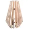 Image de Rayher 62898505 Lampe à lamelles bois Stockholm,FSCMixCr, nature, 24x24x35cm, 22pces, boîte 1kit