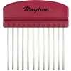 Image de Rayher Peigne quilling 10,5x6,5cm av 12 branches plastique/métal rouge, 71934000, {Couleur}, Autres