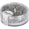 Image de Rayher 14308610 Cube métallique, mat, 3,4 mm, boîte 15 g, brill. Argent