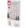 Image de Rayher Hobby 62910505 Calendrier de l'Avent en bois naturel avec kit de construction en bois, 25,5 x 17,5 x 45,5 cm, lot de 185 pièces, certifié FSC, calendrier de l'Avent à remplir