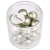 Image de Rayher Renaissance Perles en verre ø 12 mm bte 21 pcs olive argent mat, 14450606