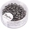 Image de Rayher Perles de Rocailles p. Bijoux 4 mm ø 150 pc Anthracite Brillant, 14842572