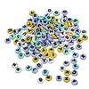 Image de Rayher perles lettres en plastique rondes 6 mm carte-LS 40g coul. ass., 1610049