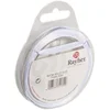 Image de Rayher Ruban décoratif satin, blanc, 1 pce., 10m, 7mm, 100% polyester, décorations, cadeaux, art floral-5521302