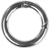 Image de Rayher Anneau mousqueton en métal, platine, 1 pce., 25cm Ø, usage multiple, arts créatifs, décorations -2240821