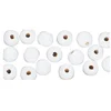 Image de Lot de 115 perles en bois FSC 100 % polies 6 mm de diamètre Weiß