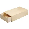 Image de Rayher 62601000 Boîte en bois FSC Mix Credit, 20 x 10 x 5 cm, poche intérieure coulissante, Nature/Marron