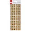 Image de Rayher Stickers alphabet liège 96 lettres autocollantes Scrabble carré, 59222000, brown (Lot de 2)