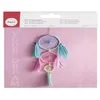 Image de Rayher 66048000 Kit pour capteur de rêves, multicolore pastel, 1 set, 14X41cm, à faire soi-même, à suspendre, décoration d’intérieur, idée cadeau