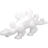 Image de Rayher 30061000 Dino en polystyrène 25,5 x 13 cm, Blanc