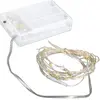 Image de Rayher Mini guirlande lumineuse, 1 pce, 235cm, 40 lampes LED, alimentation à piles, minuterie, intérieur, décoration, anniversaire, Halloween, Noel-69229159, Naturel