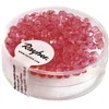 Image de Rayher Perles facettées en verre bijoux 3 mm ø bte 100 pcs rubis irisé, 14202815