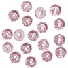 Image de Rayher Perles facettées verre pte. roue 6x3mm ø 40pc quartz rose irisé, 14204810
