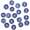Image de Rayher Perles facettées verre petite roue 6x3 mm ø 40 pces onyx irisé, 14204850