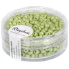Image de Rayher 1405911 rocailles, 2,6 mm ø, Opaque Gelüstert, Boîte 17 g, h. Vert
