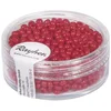 Image de Rayher 1405618 Weber rocailles, 2,6 mm à , opaque, boîte 17 g, rouge (Lot de 2)