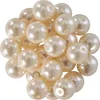 Image de Perles en verre cirées, Ø 8 mm Blanc
