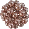 Image de Rayher Renaissance 14402520 Lot de 25 Perles de Cire en Verre 8 mm