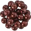 Image de Rayher 14402532 Renaissance Lot de 25 Perles de Cire en Verre Nougat Ø 8 mm