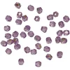 Image de Rayher Perles facettées en Verre 4 mm ø boîte 100 pces améthyste irisé, 14200820
