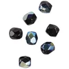 Image de Rayher Perles facettées en verre bijoux 4 mm ø bte 100 pces onyx irisé, 14200850