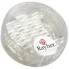 Image de Rayher Perles rocaille tube, argenté, 1 boite, 13g, 20mm, forme baguette, en verre, arts créatifs, bijoux, tissage, broderie-1404922