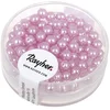 Image de Rayher Lot de perles de cire en verre Renaissance, rose orchidée, 85 pces, ronde Ø 4 mm, arts créatifs, décorations, bijoux -14400310