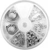 Image de Rayher Kit de démarrage fabrication de bijoux 5 div. accessoires argent, 2248522, Taille unique