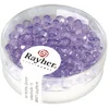 Image de Rayher Perles facettées en Verre Bijoux 4 mm ø BTE 100 pcs Lilas irisé, 14200308