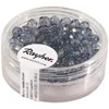 Image de Rayher Perles facettées en Verre 4 mm ø BTE 100 pces, Gris Bleu irisé, 14200566
