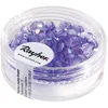 Image de Rayher Perles facettées verre Olive 6x4 mm ø bte 50 pces, lilas irisé, 14203308