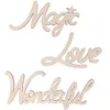 Image de Rayher Écriture bois ''Love, Magic, Wonderful'' 3pcs 17-25cm, nature, 46724505