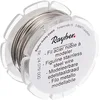 Image de Rayher fil en acier inoxydable à modeler à 0,5 mm fil inox extrêmement malléable fil acier inoxydable pour créer vos bijoux ou costumiser des objets de déco, 24079000, Silver