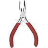Image de Rayher Pince pointue plate Pince à bijoux 12,5 cm carte-LS rouge/argent, 8934100