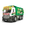 Image de Dickie Toys Action Truck - Camion Poubelle avec Poubelle, avec Son et lumière d'avertissement, Fonction de Chargement et de décharge, pour Enfants à partir de 3 Ans, Vert/Blanc
