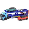 Image de Dickie Toys Camion Avec Remorque Porte-voitures Lumières Et Son 40 Cm